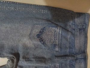 Embellished Denim Jeans