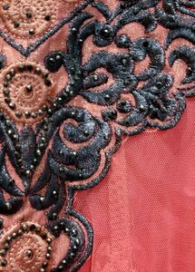 Embroidered Net Anarkali Churidar Kurta