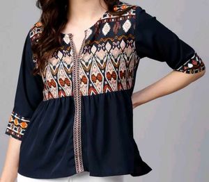 Ethnic Print Top