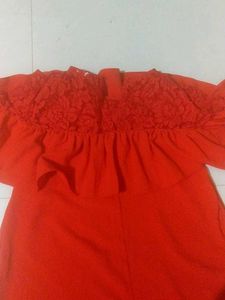 Beautiful Unused Red Colour Top