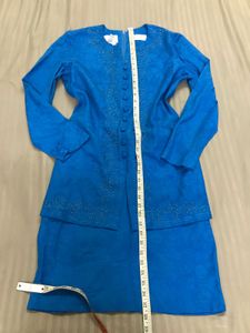Blue Kurta Dress Size M(bust 38)