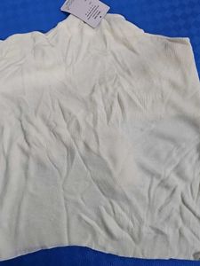 Elegant Cream Turtleneck Top