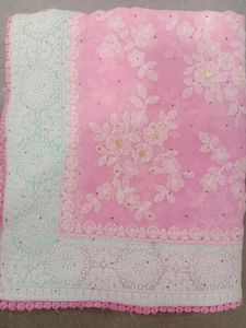 Heavy Work Saree With Siroski