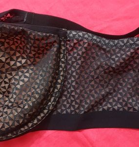 Textured Lace Non Padded Wired Bra