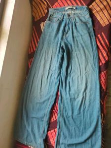 High Waist Wide Leg Roadster Jeans