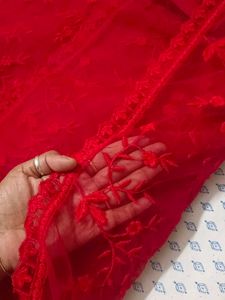 Majestic Red Saree