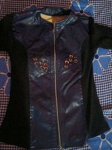 Stylish Black & Blue Jacket
