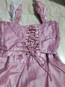 Pink Fit &amp; Flare Mini Dress