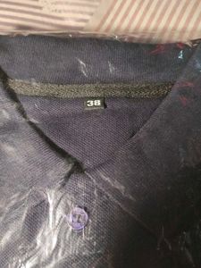 Classic Navy Blue Collar Shirt