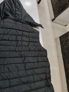 Nike Black Puffer Vest with Hood