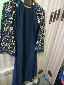 Embroided New Burkha With Stole