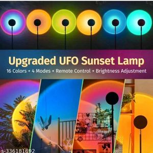 Sunset Projection Lamp with Remote 16 Color LED