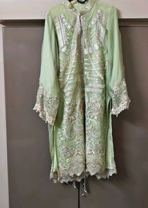 pakistani chiffon Embroidered Kurta set