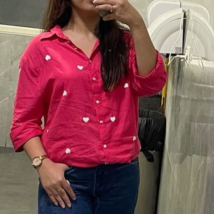 Heart Thread work Shirt