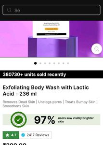 Exfoliating Body Wash with Lactic Acid - 236