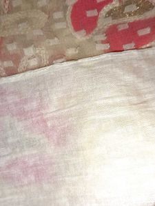 Red &amp; Gold Embroidered Fabric