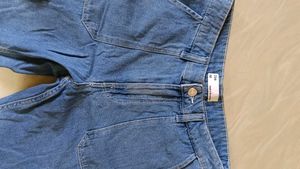 Bershka Straight Cargo Denim