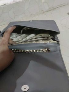 Grey Crossbody Bag