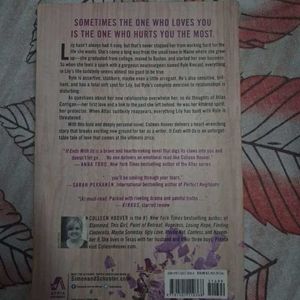 &#34;It Ends With Us&#34; by Colleen Hoover