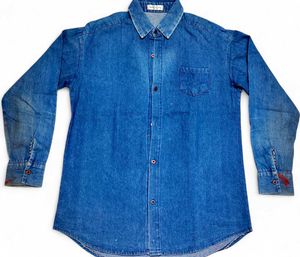 Reborn & Audi Denim Graphic Shirt | Chest 42