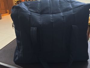 Black Quilted Tote Bag