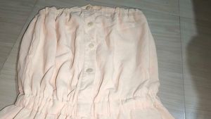 Elegant White Strapless Dress