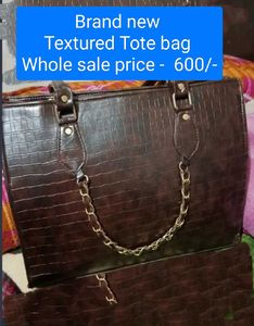 Textured Office Bag