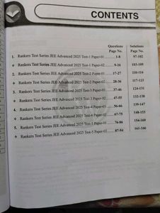 JEE Advanced 2025 Rankers Test Series