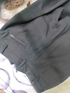 Black Straight Leg Trousers