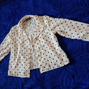 Full Sleeve Polka Dot Shirt