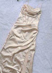 Urbanic Corset Slit Dress