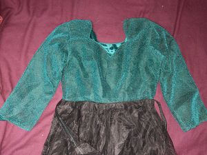 Girls Blue Shimmer Partywear Dress