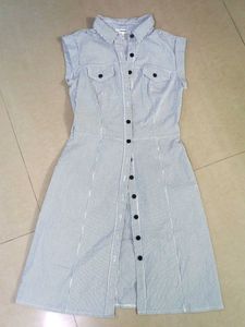 Striped Shirt Dress