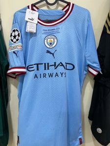Man City Bruyne Ucl final winner football jersey