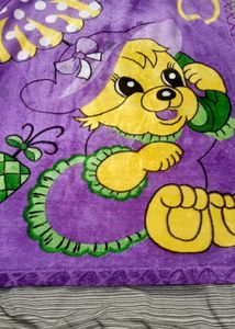 Purple Plush baby Blanket