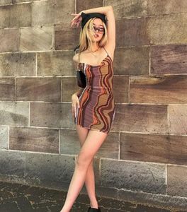 Newme Bodycon Abstract Dress