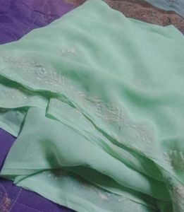 Elegant Green Saree
