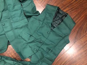 Stylish Green Three Piece Suit Set