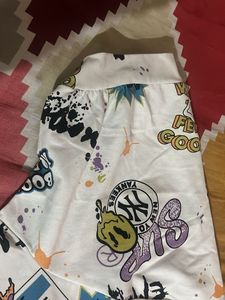 Korean printer Crop T-shirt
