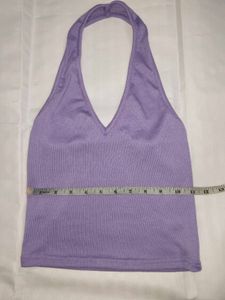Lavender Halter Top (CN)