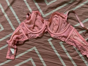 Pink Lace Bralette By La Vie En Rose