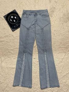 Unique Lace Detail Flare Jeans