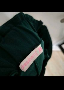 Dressberry Women Regular Fit Green Trouser