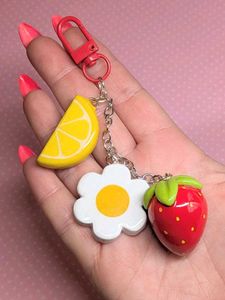 LARGE Strawberry 🍓🤍🍋 Bagcharm