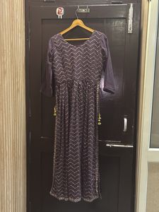 Elegant Purple Naira Cut Suit