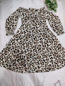 Leopard Print Mini Dress