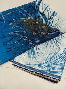 Peacock Feather Saree