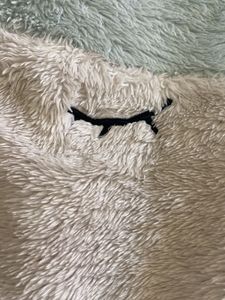 Cute Sleepy Eyes Fleece Sweatshirt