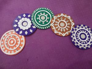 Beautiful Handmade Mandala Coasters