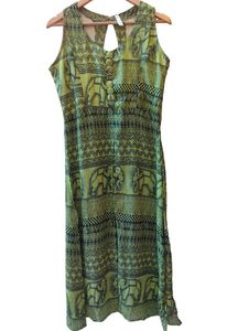 Bplus Vestry Green Georgette Kurti For Women